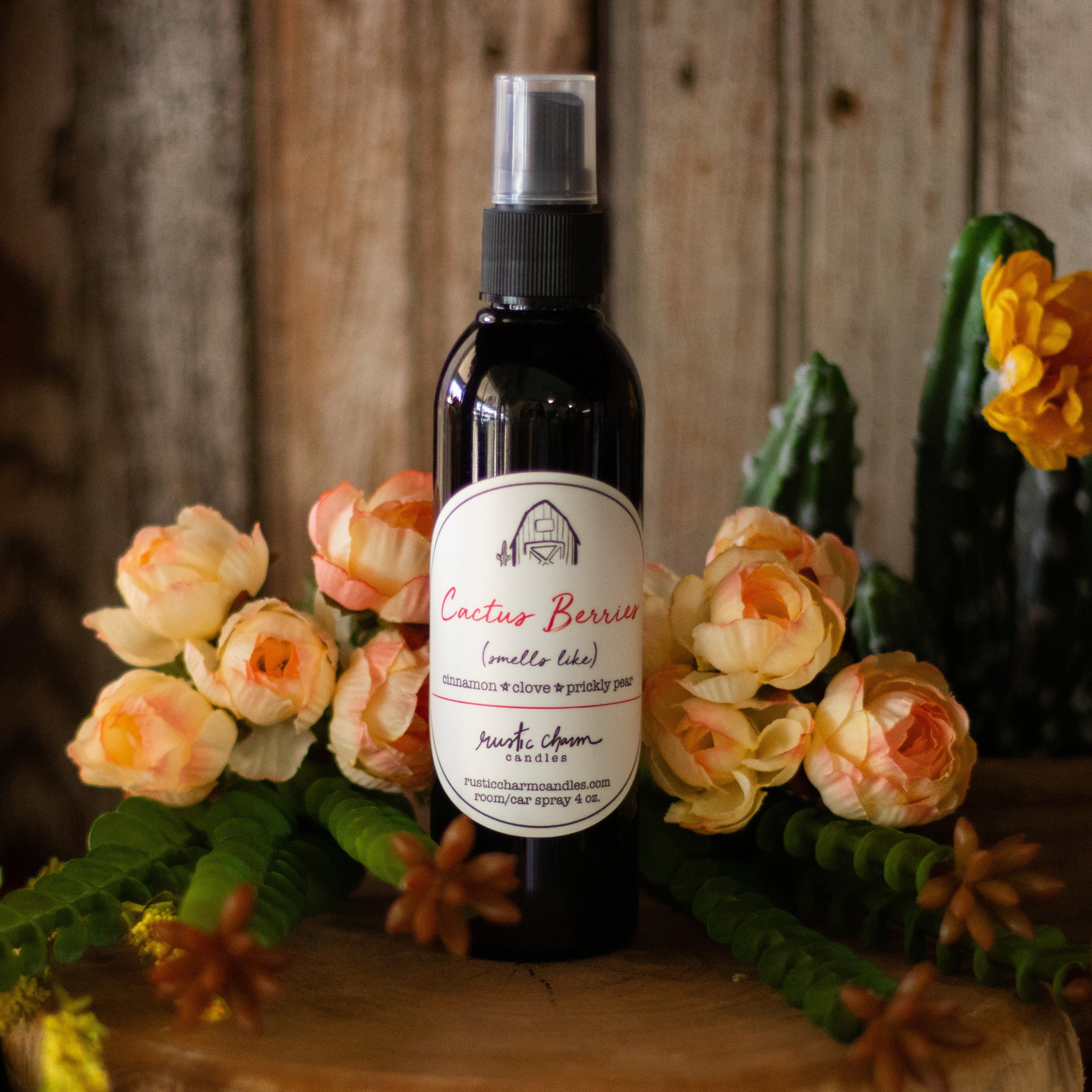 prickly pear cactus charm Cactus Berries Room & Car Spray