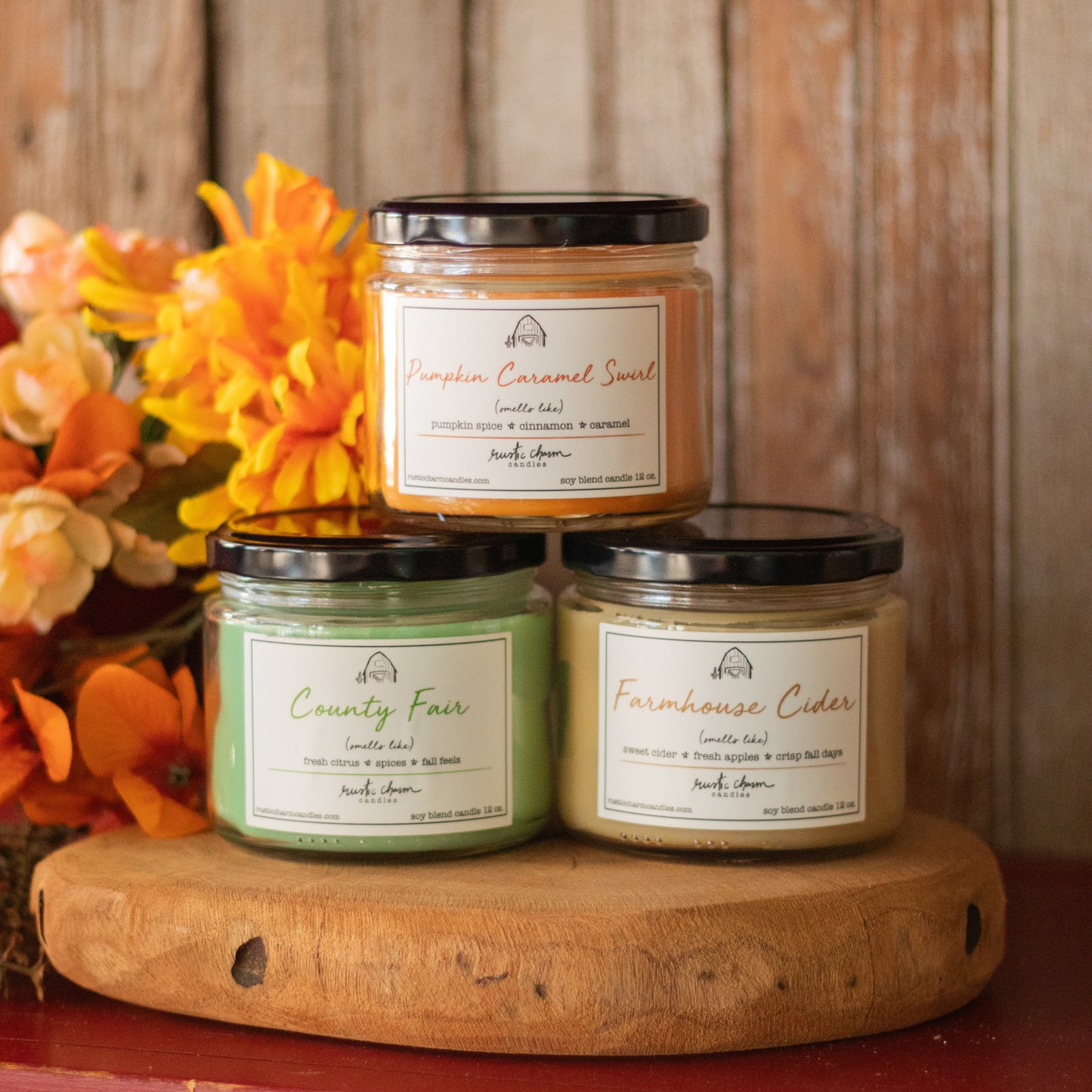 Harvest Festival: September 3-Candle Bundle