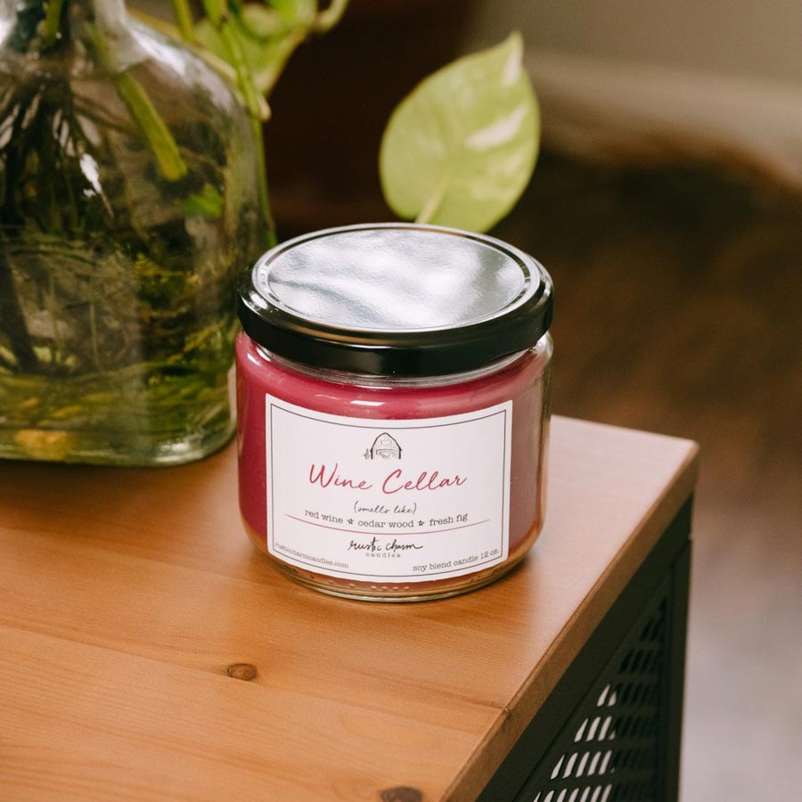 12 oz. Soy candle  The Cedar Company Candles
