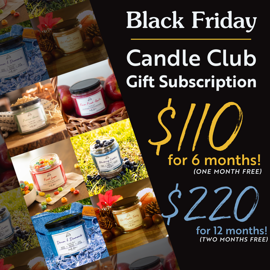 Black Friday 2025 Candle Club Gift Subscription