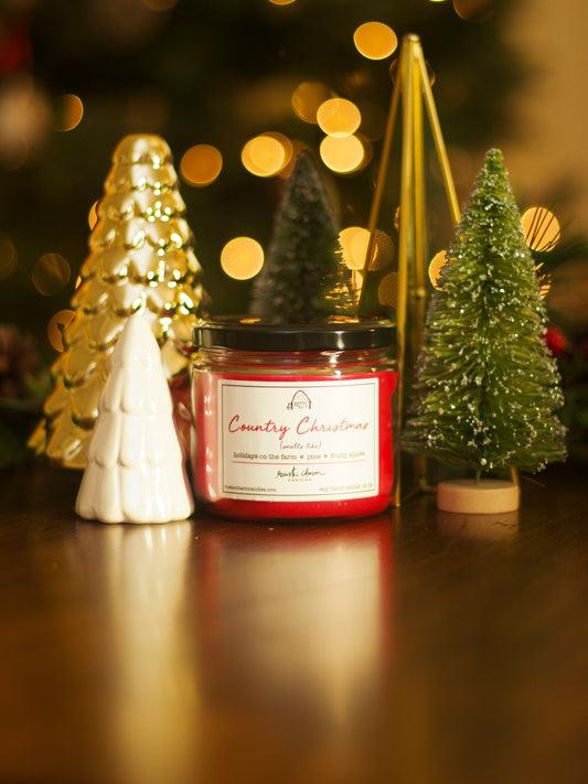 Country Christmas Candle