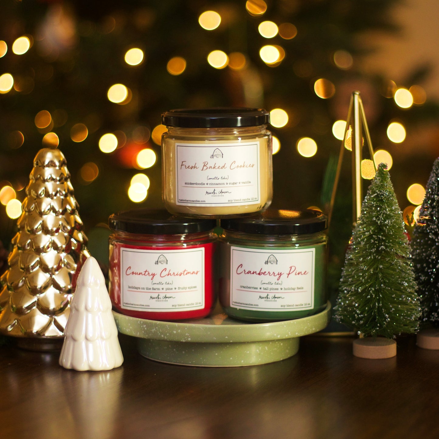 Christmas Time - December's Three Candle Collection