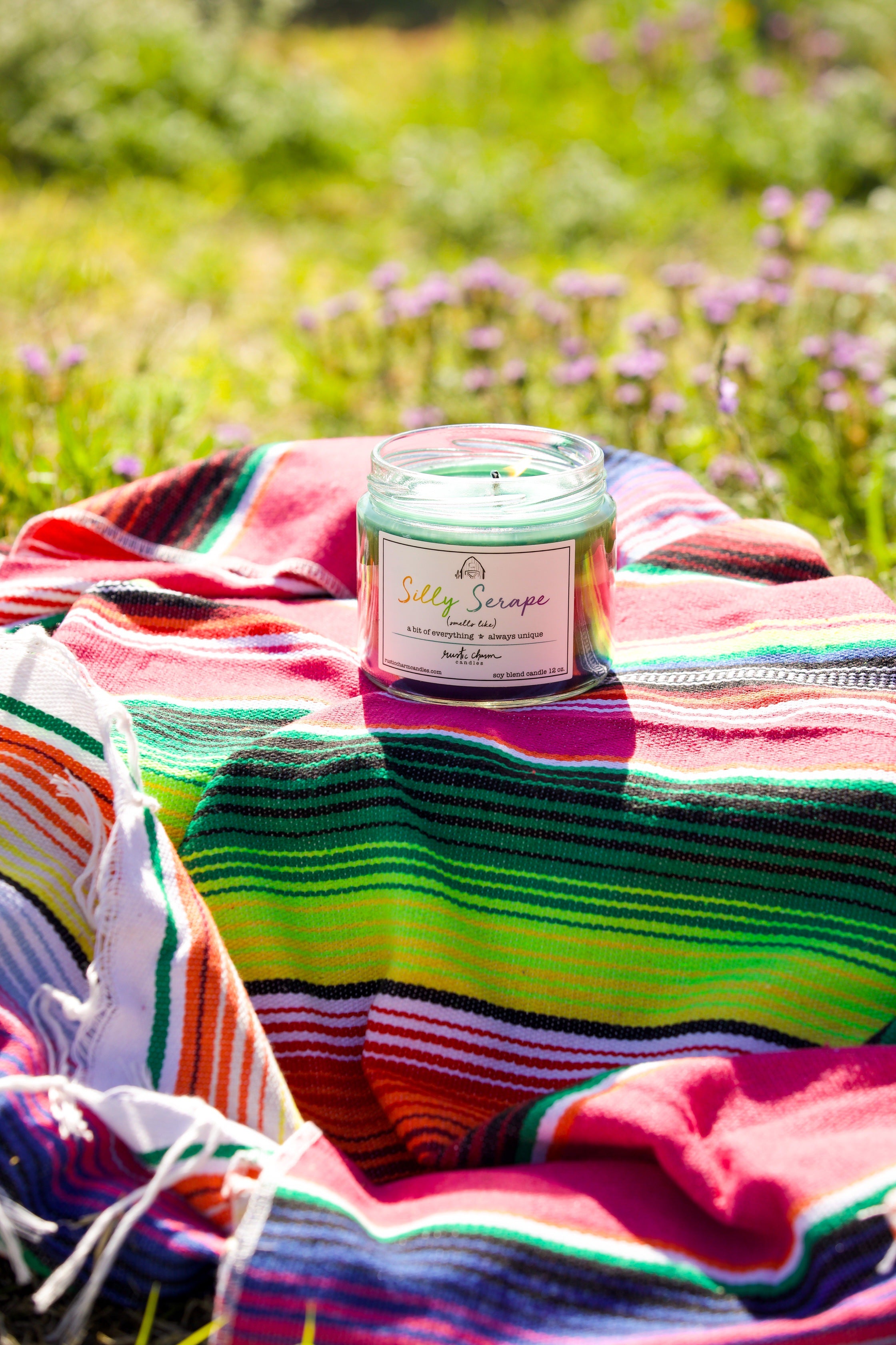 Silly Serape Candle