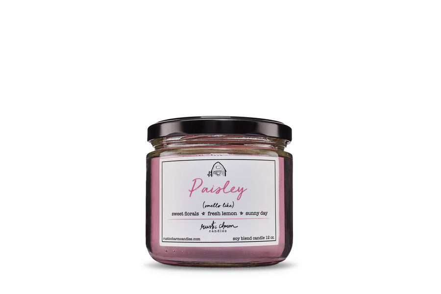 *Spring* Paisley Candle