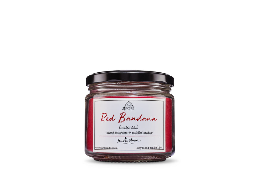 Red Bandana Candle