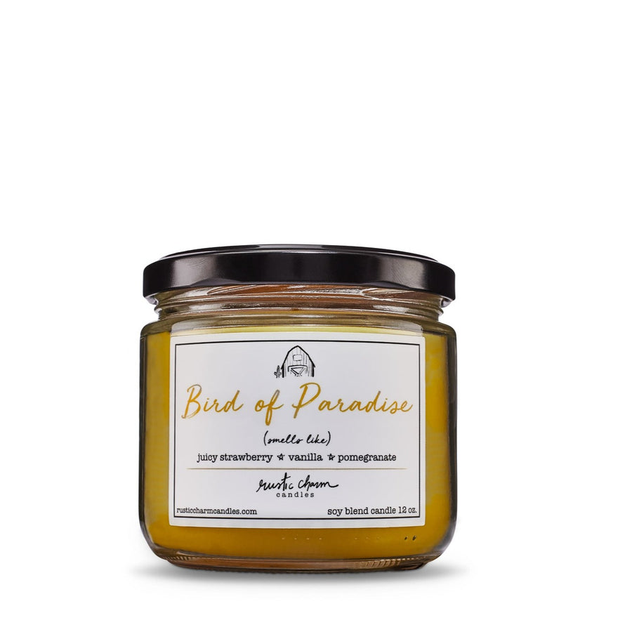 Bird of Paradise Scented Candle | Rustic Charm Candles
