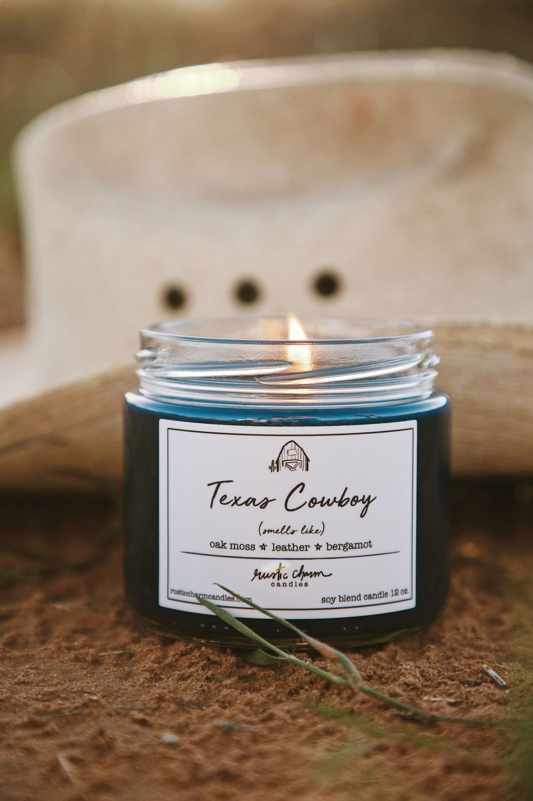 Texas Cowboy Candle
