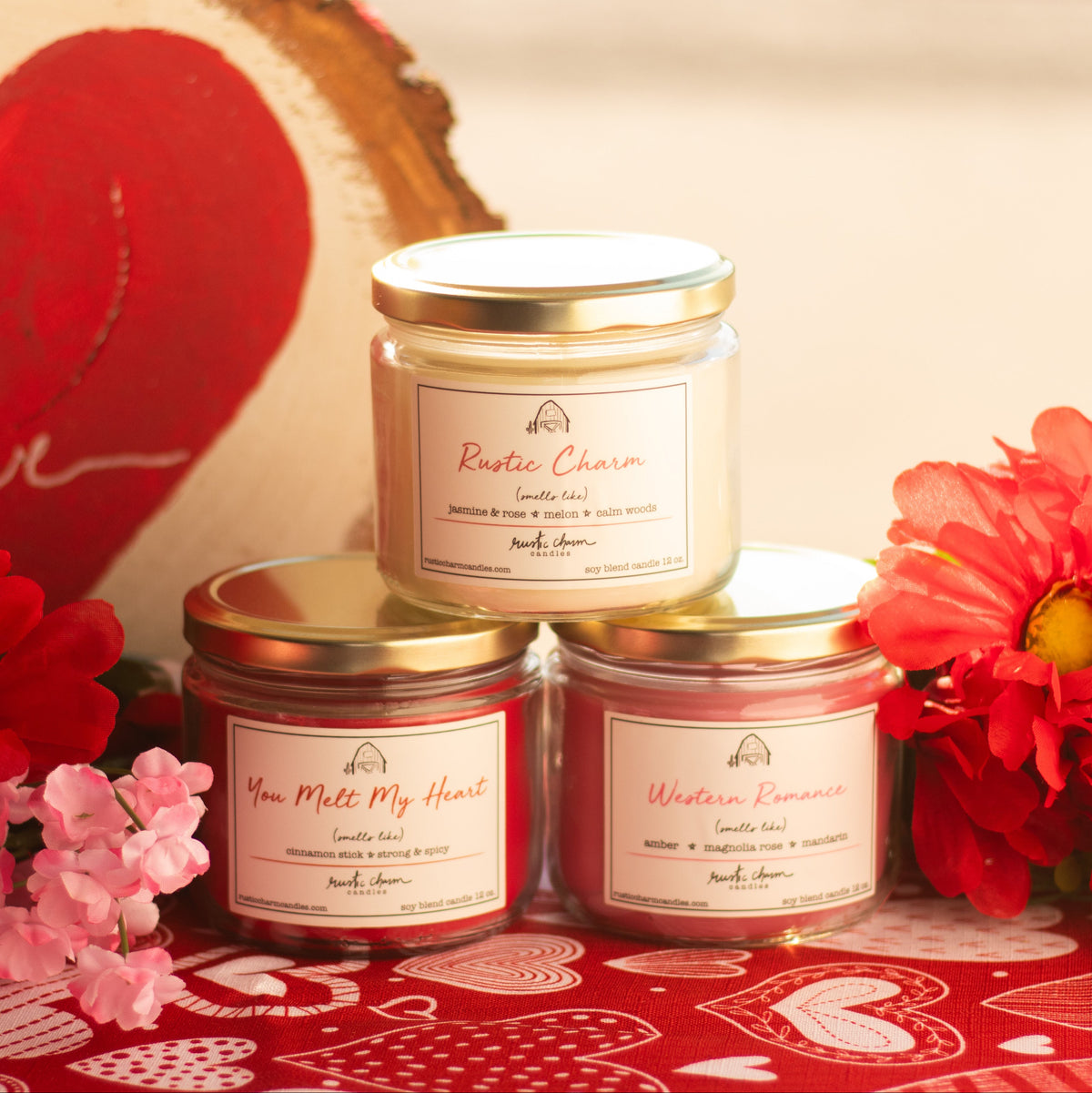 Valentine's: February Candle Three-Pack