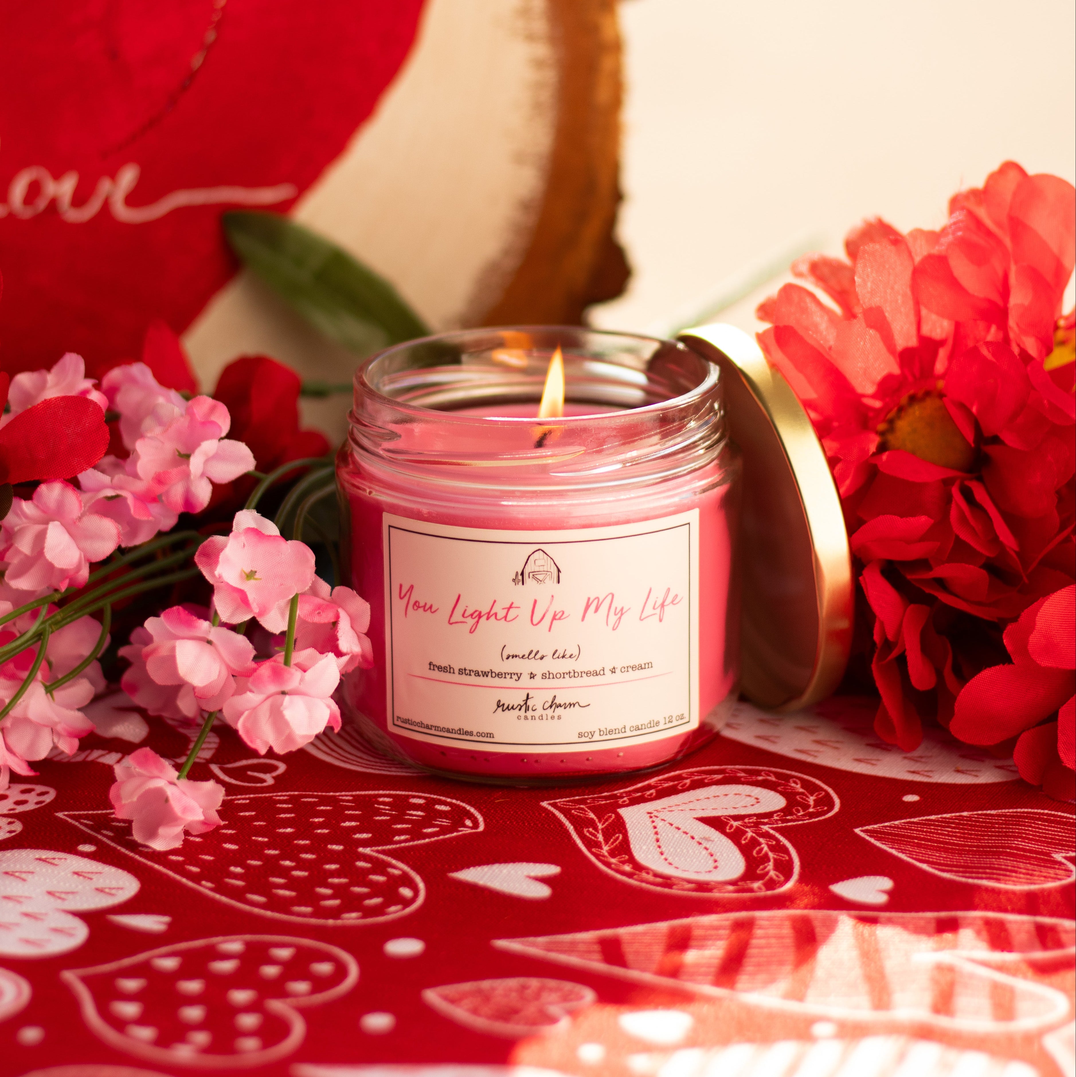 You Light Up My Life (Strawberries & Cream) Candle
