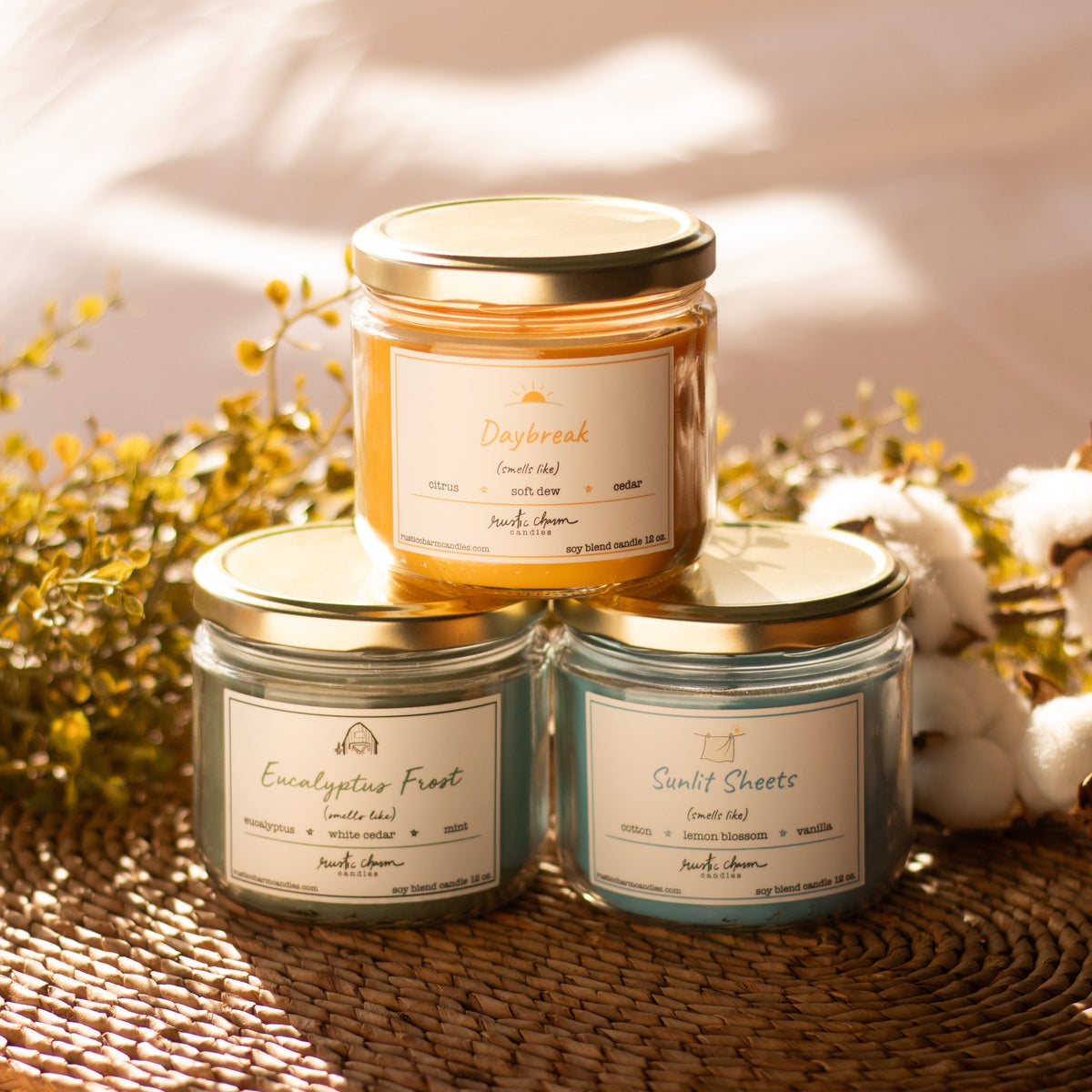 Rise & Shine: January Candle Three-Pack