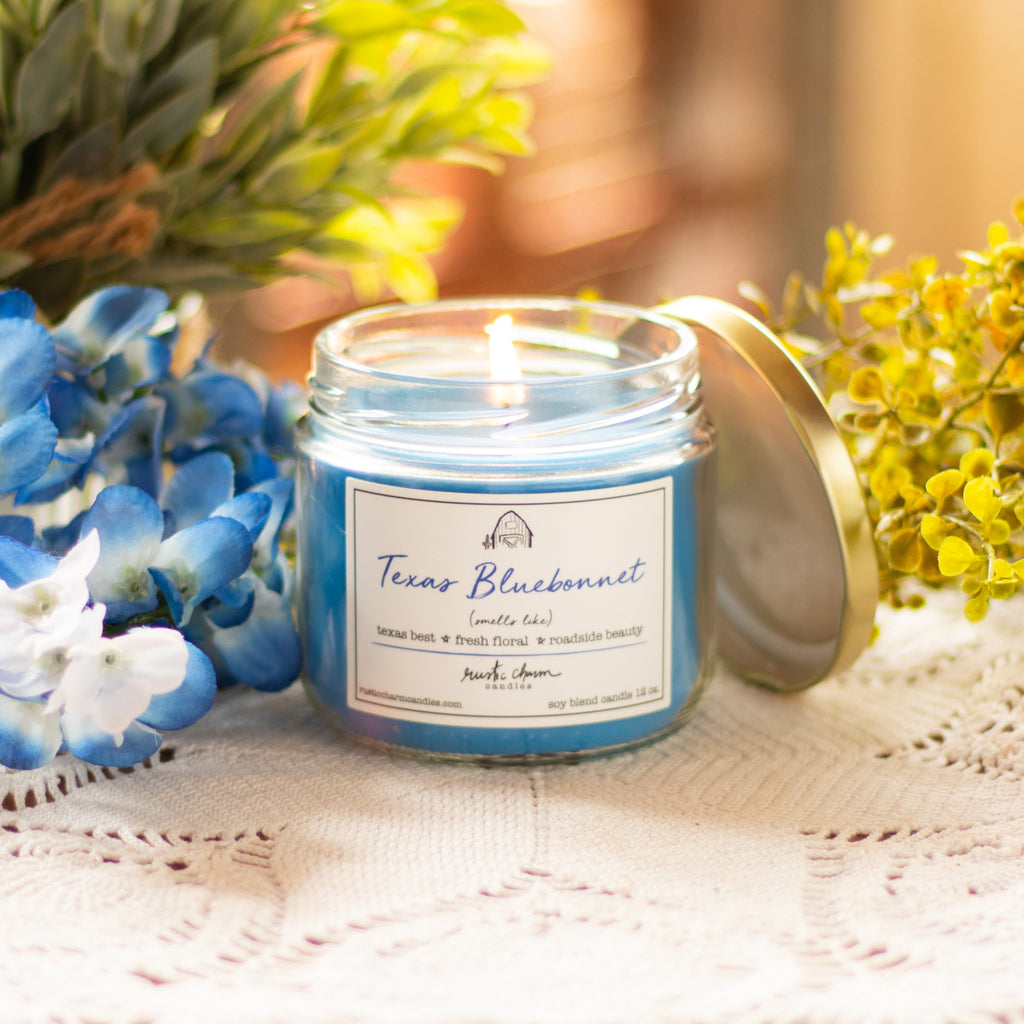 Texas Bluebonnet Candle