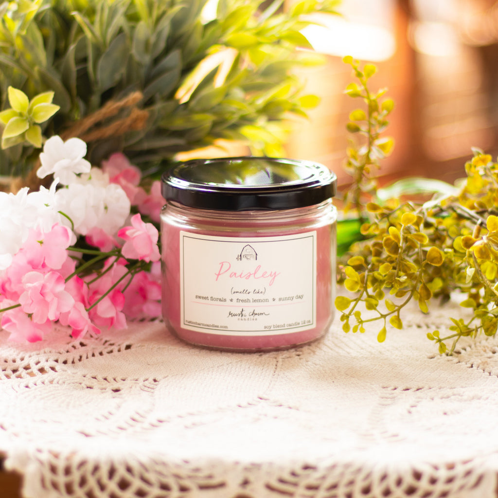 Paisley Candle