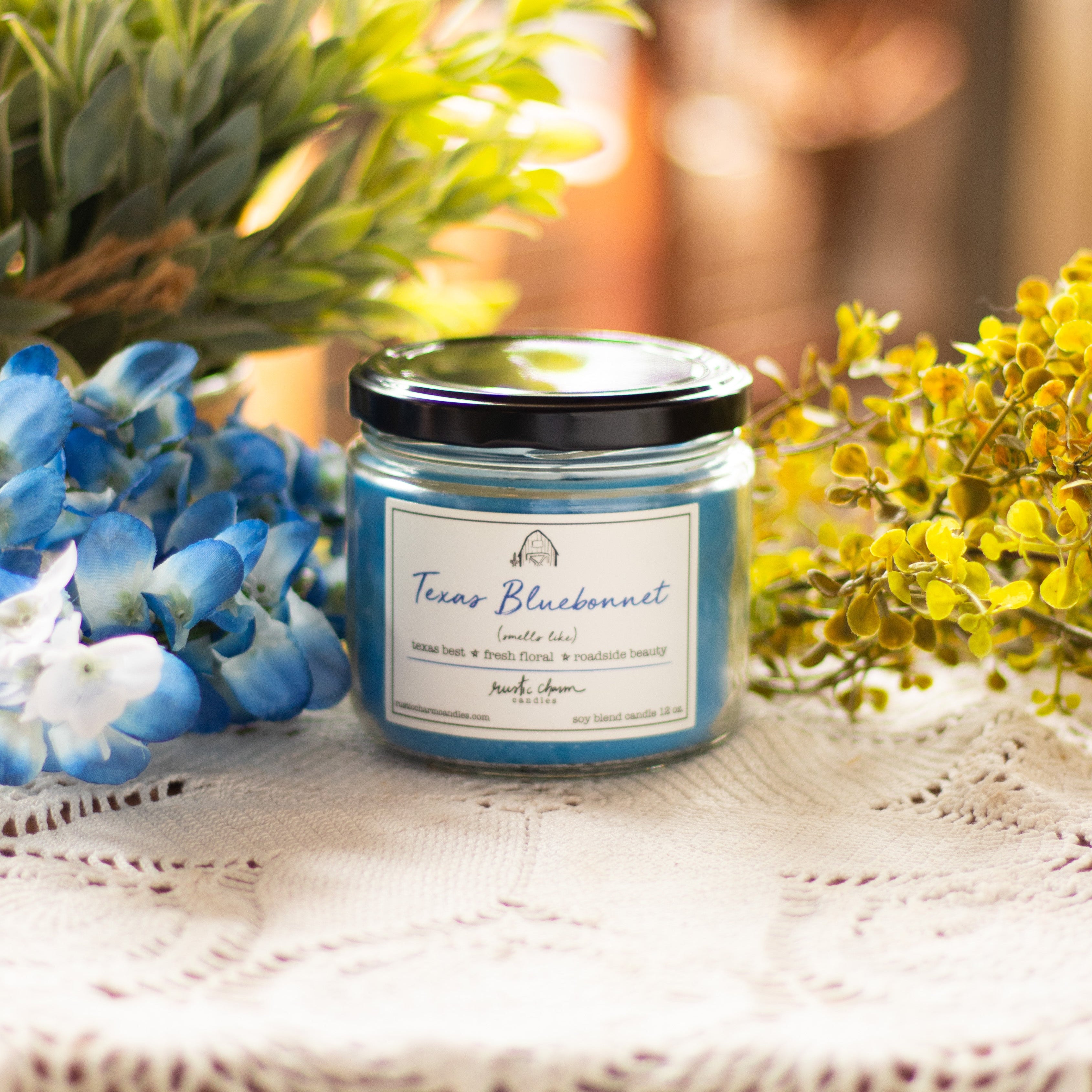Texas Bluebonnet Candle