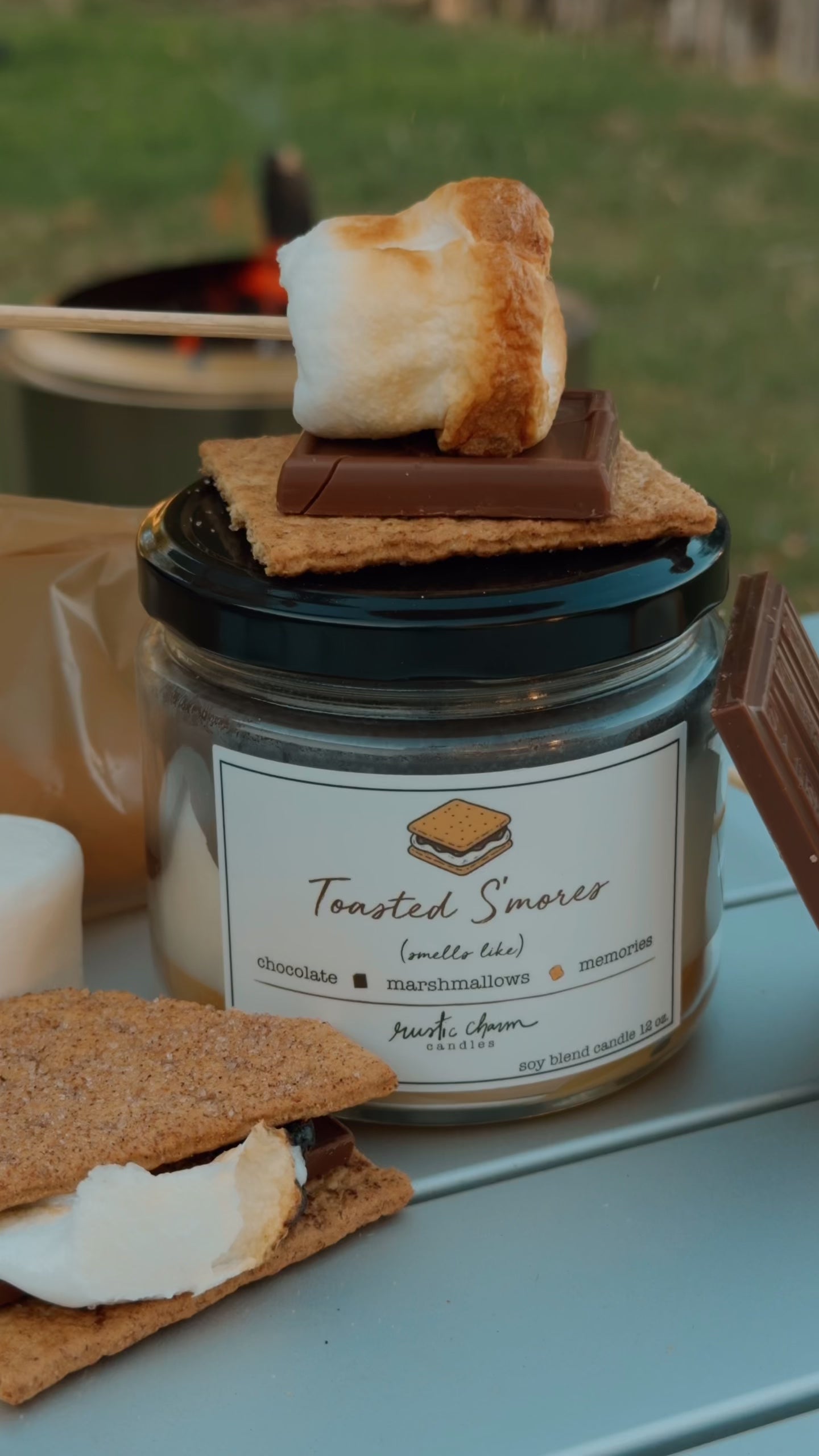 Toasted S'mores Candle
