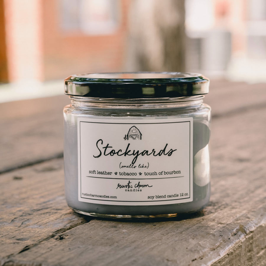 Rustic Charm Candles | 12-oz Scented Candle | Stockyards