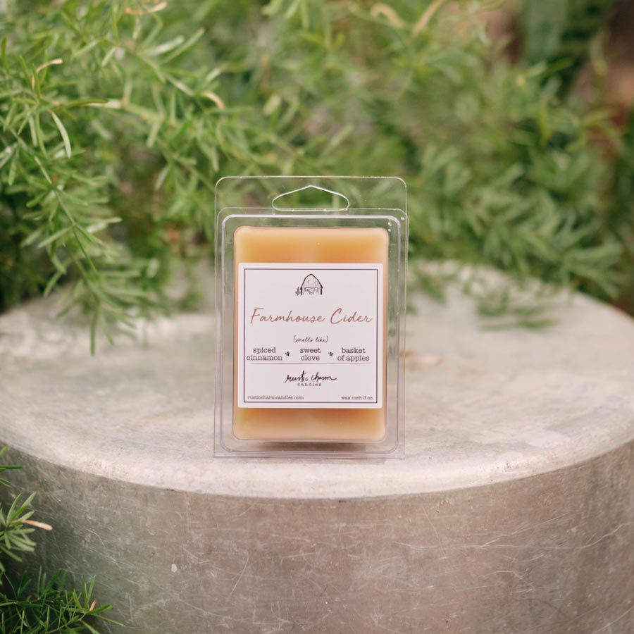 Rustic Charm Candles | Wax Melt | Farmhouse Cider