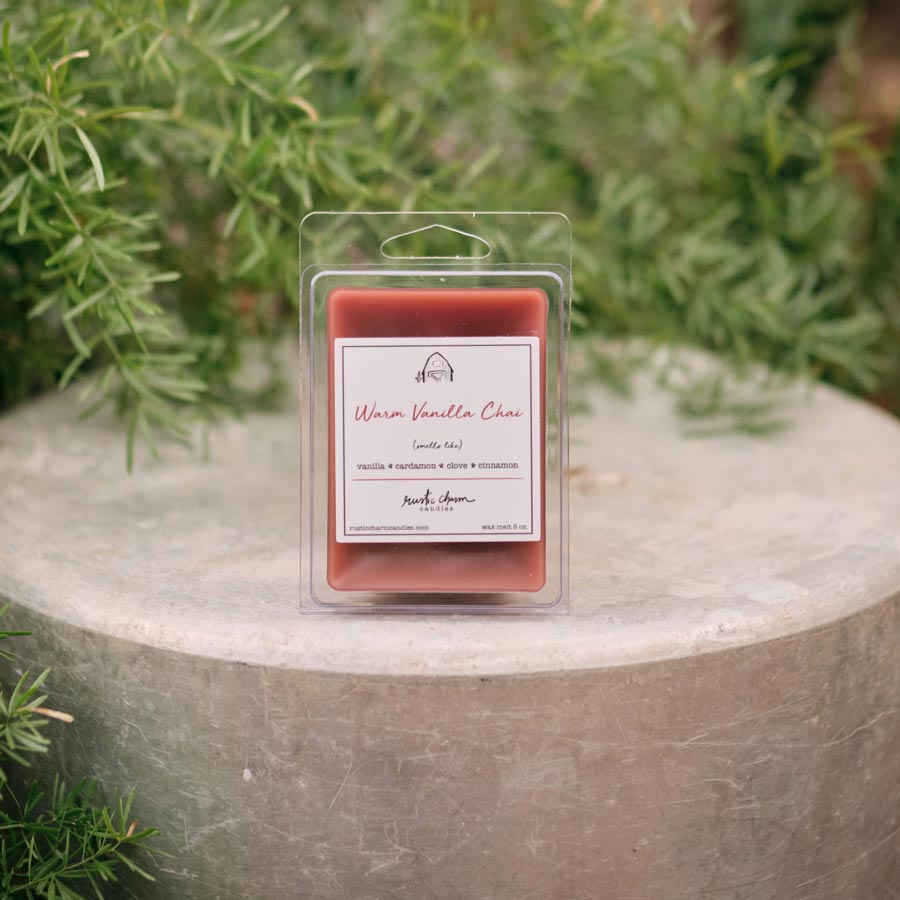 Rustic Charm Candles | Wax Melt | Warm Vanilla Chai
