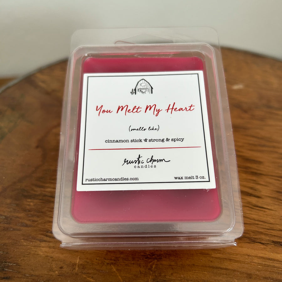 You Melt My Heart ~ Red Hot Cinnamon ~ Wax Melt